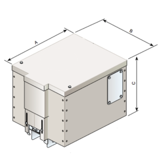Kaseta odp&#65533;ywowa EG-BX-E 63A 3P z roz&#65533;&#65533;cznikiem modu&#65533;owym bezpiecznikowym